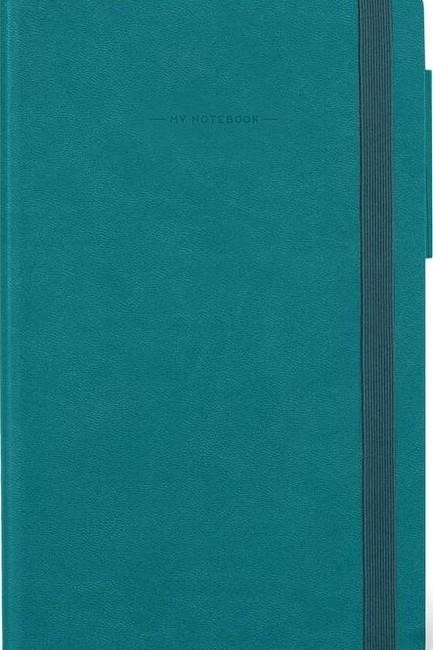 ΣΗΜΕΙΩΜΑΤΑΡΙΟ 13*21εκ.ΑΡΙΓΩΤΟ LEGAMI ΜΕ ΛΑΣΤΙΧΟ MEDIUM MYNOT0229 MY NOTEBOOK MALACHITE GREEN