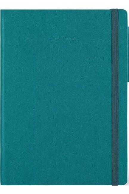 ΣΗΜΕΙΩΜΑΤΑΡΙΟ 17*24εκ.ΡΙΓΕ LEGAMI ΜΕ ΛΑΣΤΙΧΟ MYNOT0244 MY NOTEBOOK MALACHITE GREEN