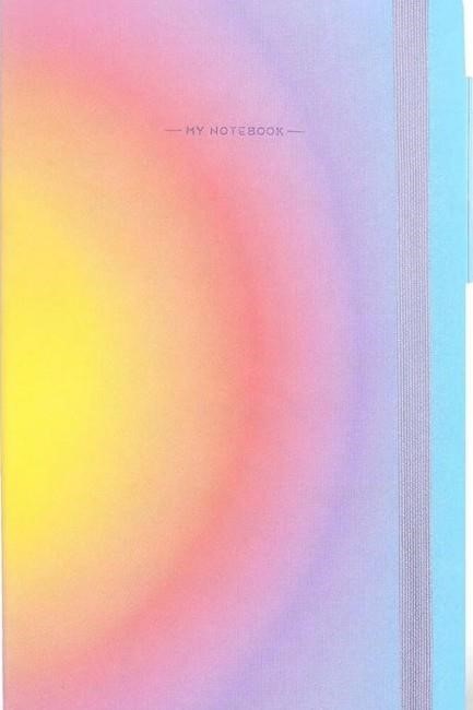 ΣΗΜΕΙΩΜΑΤΑΡΙΟ 12*18εκ.ΡΙΓΕ LEGAMI ΜΕ ΛΑΣΤΙΧΟ MEDIUM MYNOT0275 MY NOTEBOOK AURA