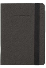 ΣΗΜΕΙΩΜΑΤΑΡΙΟ 14*21εκ.ΑΡΙΓΩΤΟ LEGAMI ΜΕ ΛΑΣΤΙΧΟ MEDIUM MYNOT0288 MY NOTEBOOK DEEP GRAPHITE