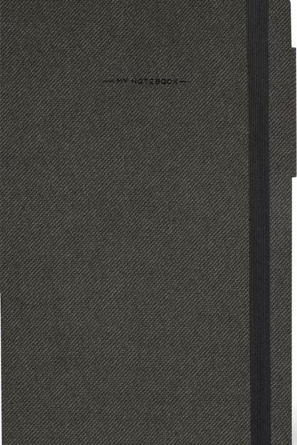 ΣΗΜΕΙΩΜΑΤΑΡΙΟ 13*21εκ.ΜΕ ΤΕΛΕΙΕΣ LEGAMI ΜΕ ΛΑΣΤΙΧΟ MEDIUM MYNOT0295 MY NOTEBOOK DEEP GRAPHITE