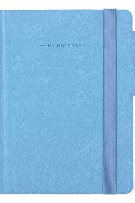ΣΗΜΕΙΩΜΑΤΑΡΙΟ 17*24εκ.ΡΙΓΕ LEGAMI ΜΕ ΛΑΣΤΙΧΟ LARGE MYNOT0297 MY NOTEBOOK RETRO BLUE