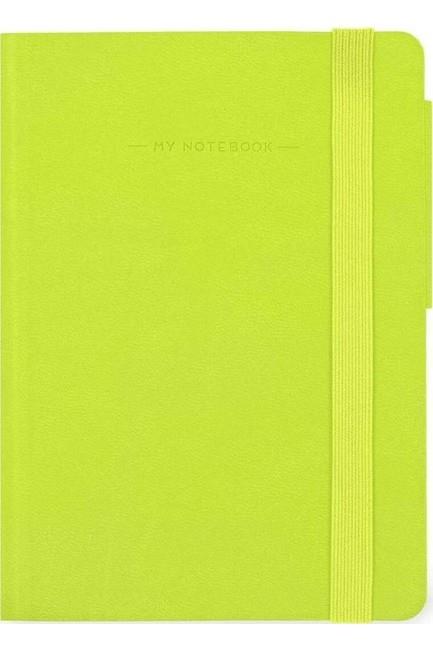 ΣΗΜΕΙΩΜΑΤΑΡΙΟ 17*24εκ.ΡΙΓΕ LEGAMI ΜΕ ΛΑΣΤΙΧΟ LARGE MYNOT0298 MY NOTEBOOK CHARTREUSE