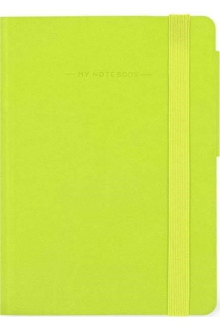 ΣΗΜΕΙΩΜΑΤΑΡΙΟ 17*24εκ.ΡΙΓΕ LEGAMI ΜΕ ΛΑΣΤΙΧΟ LARGE MYNOT0298 MY NOTEBOOK CHARTREUSE