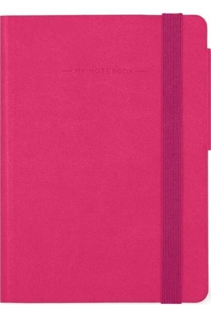 ΣΗΜΕΙΩΜΑΤΑΡΙΟ 17*24εκ.ΡΙΓΕ LEGAMI ΜΕ ΛΑΣΤΙΧΟ LARGE MYNOT0300 MY NOTEBOOK RASPBERRY