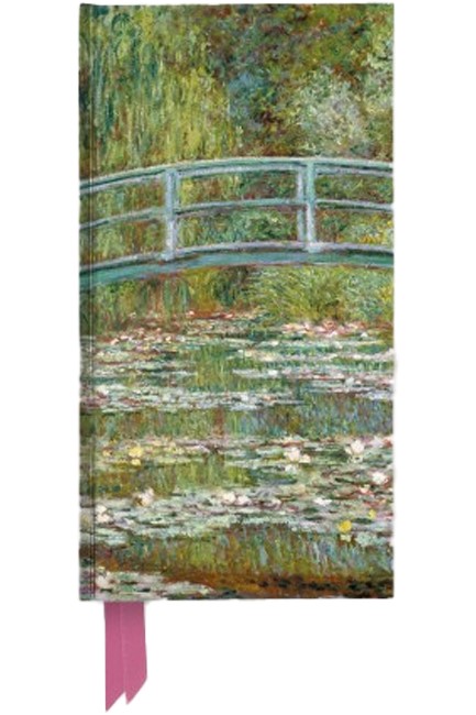 ΣΗΜΕΙΩΜΑΤΑΡΙΟ FLAME TREE SLIM SOFT MONET CLAUDE BRIDGE OVER A POND OF WATER LILIES 8*15,2cm.54Φ.ΡΙΓΕ
