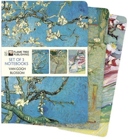 ΣΗΜΕΙΩΜΑΤΑΡΙΟ FLAME TREE STANDARD VAN GOGH BLOSSOM 14,8*21cm.32Φ.ΡΙΓΕ ΣΕΤ 3ΤΕΜ.