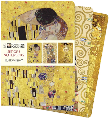 ΣΗΜΕΙΩΜΑΤΑΡΙΟ FLAME TREE STANDARD KLIMT 14,8*21cm.32Φ.ΡΙΓΕ ΣΕΤ 3ΤΕΜ.
