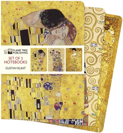 ΣΗΜΕΙΩΜΑΤΑΡΙΟ FLAME TREE STANDARD KLIMT 14,8*21cm.32Φ.ΡΙΓΕ ΣΕΤ 3ΤΕΜ.