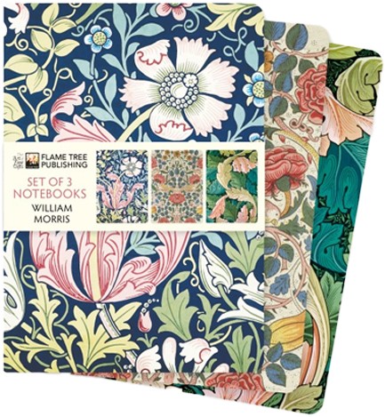 ΣΗΜΕΙΩΜΑΤΑΡΙΟ FLAME TREE STANDARD MORRIS WILLIAM 14,8*21cm.32Φ.ΡΙΓΕ ΣΕΤ 3ΤΕΜ.