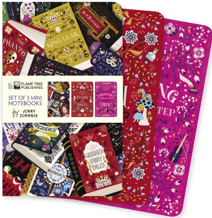 ΣΗΜΕΙΩΜΑΤΑΡΙΟ FLAME TREE MINI ZEMANEK JENNY BOOK LOVERS 9*14,5cm.32Φ.ΡΙΓΕ ΣΕΤ 3ΤΕΜ.