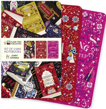 ΣΗΜΕΙΩΜΑΤΑΡΙΟ FLAME TREE MINI ZEMANEK JENNY BOOK LOVERS 9*14,5cm.32Φ.ΡΙΓΕ ΣΕΤ 3ΤΕΜ.