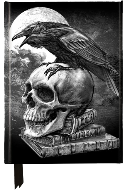 ΣΗΜΕΙΩΜΑΤΑΡΙΟ FLAME TREE FOILED ALCHEMY-POE'S RAVEN 14,8*21cm.88Φ.ΡΙΓΕ