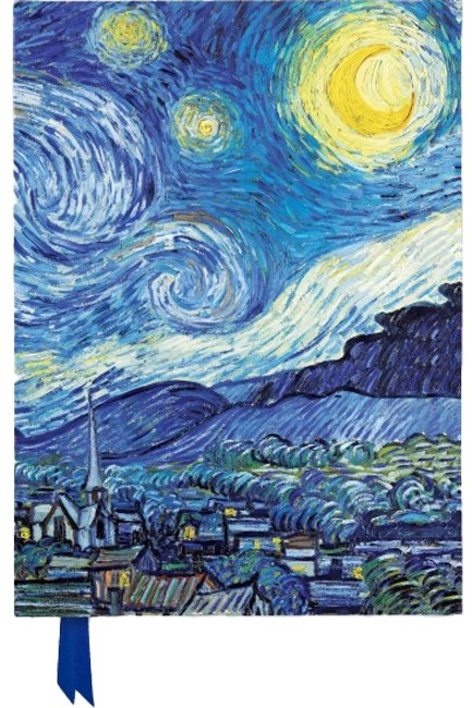 ΣΗΜΕΙΩΜΑΤΑΡΙΟ FLAME TREE FOILED VAN GOGH-THE STARRY NIGHT 18,2*24.5cm.54Φ.ΡΙΓΕ