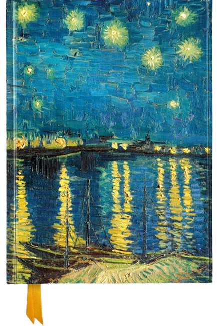 ΣΗΜΕΙΩΜΑΤΑΡΙΟ FLAME TREE FOILED VAN GOGH-THE STARRY NIGHT OVER THE RHONE 18,2*24.5cm.54Φ.ΡΙΓΕ