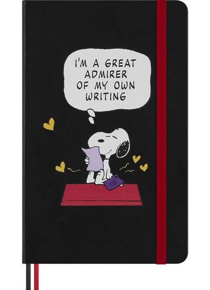 ΣΗΜΕΙΩΜΑΤΑΡΙΟ 13*21 LARGE MOLESKINE ΡΙΓΕ HARD LE PEANUTS SNOOPY ADMIRER