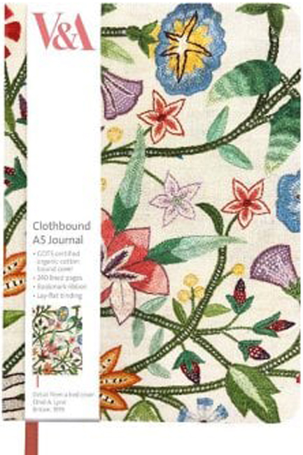 ΣΗΜΕΙΩΜΑΤΑΡΙΟ MUSEUMS & GALLERIES 15,4*21,7cm.ΡΙΓΕ HARD ERIC RAVILIOUS EMBROIDERED BED COVER