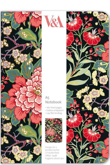 ΣΗΜΕΙΩΜΑΤΑΡΙΟ MUSEUMS & GALLERIES 15*21cm.ΡΙΓΕ SOFT PEONY & PRUNUS BUTTERFIELD FORAL