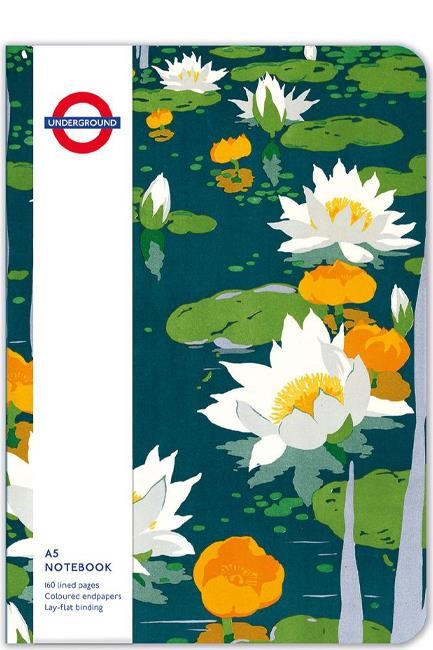 ΣΗΜΕΙΩΜΑΤΑΡΙΟ MUSEUMS & GALLERIES 15*21cm.ΡΙΓΕ SOFT KEW GARDENS WATER LILIES