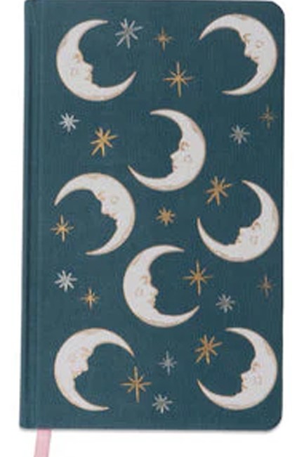 ΣΗΜΕΙΩΜΑΤΑΡΙΟ 13*21εκ.ΡΙΓΕ DESIGNWORKS JB85-2224EU CELESTIAL TEAL MOON