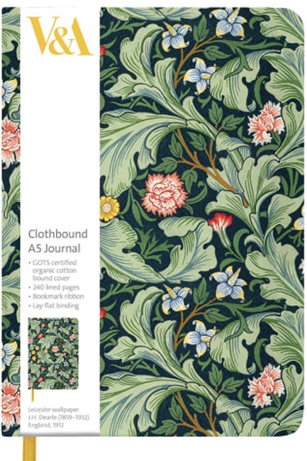 ΣΗΜΕΙΩΜΑΤΑΡΙΟ MUSEUMS & GALLERIES 15,4*21,7cm.ΡΙΓΕLEICESTER WALLPAPER