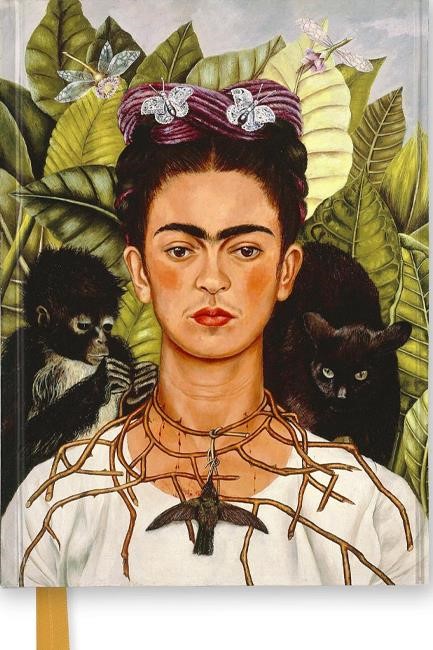 ΣΗΜΕΙΩΜΑΤΑΡΙΟ FLAME TREE FOILED KAHLO FRIDA-SELF PORTRAIT 14,8*21cm.88Φ.ΡΙΓΕ