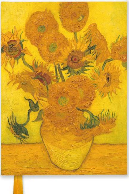 ΣΗΜΕΙΩΜΑΤΑΡΙΟ FLAME TREE FOILED VAN GOGH-SUNFLOWERS 18,2*24.5cm.54Φ.ΡΙΓΕ