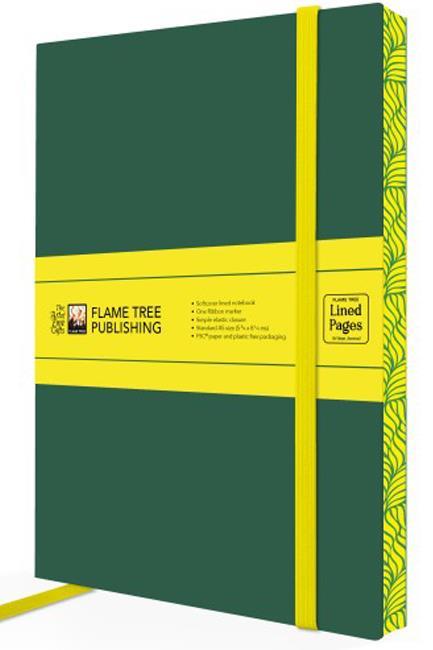 ΣΗΜΕΙΩΜΑΤΑΡΙΟ FLAME TREE SOFT ELASTIC ARTISAN RACING GREEN 14,8*21cm.88Φ.ΡΙΓΕ
