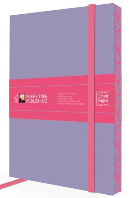 ΣΗΜΕΙΩΜΑΤΑΡΙΟ FLAME TREE SOFT ELASTIC ARTISAN LILAC PINK 14,8*21cm.88Φ.ΡΙΓΕ