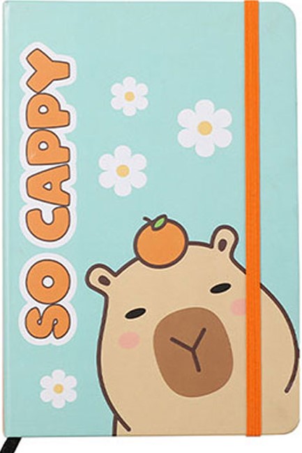 ΣΗΜΕΙΩΜΑΤΑΡΙΟ 14*21 ΡΙΓΕ TOTAL GIFT XL1811E CAPYBARA ΜΕ ΛΑΣΤΙΧΟ