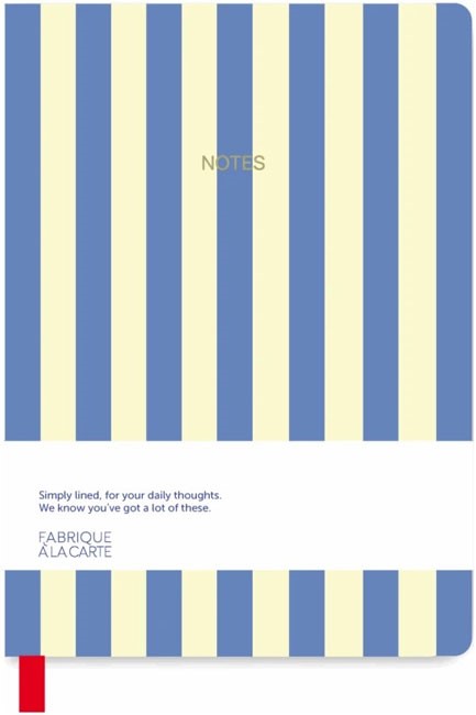 ΣΗΜΕΙΩΜΑΤΑΡΙΟ A-JOURNAL 16*21cm.ΡΙΓΕ ΥΦΑΣΜΑ STRIPES LAVENDER