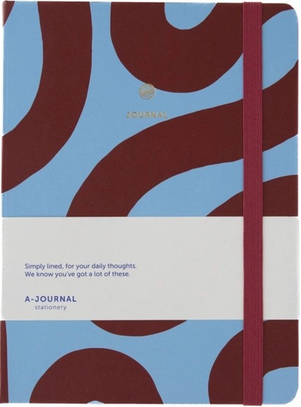 ΣΗΜΕΙΩΜΑΤΑΡΙΟ A-JOURNAL 16*21cm.ΡΙΓΕ FLOW CHERRY