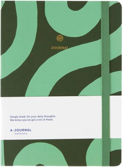 ΣΗΜΕΙΩΜΑΤΑΡΙΟ A-JOURNAL 16*21cm.ΡΙΓΕ FLOW MINT ΜΕ ΛΑΣΤΙΧΟ