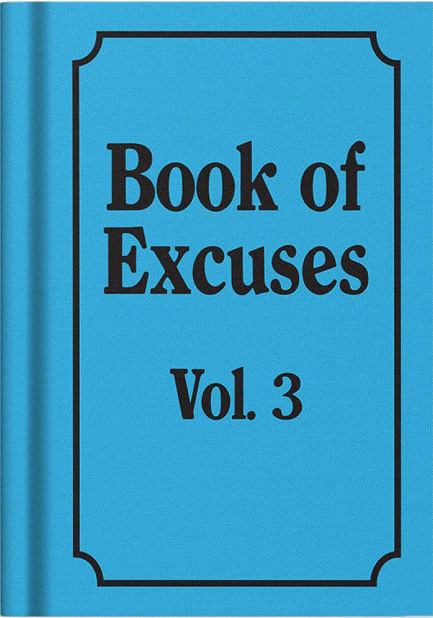 ΣΗΜΕΙΩΜΑΤΑΡΙΟ OHH DEER 7,5*10,5cm.ΥΦΑΣΜΑ BOOK OF EXCUSES ΡΙΓΕ 56φ.