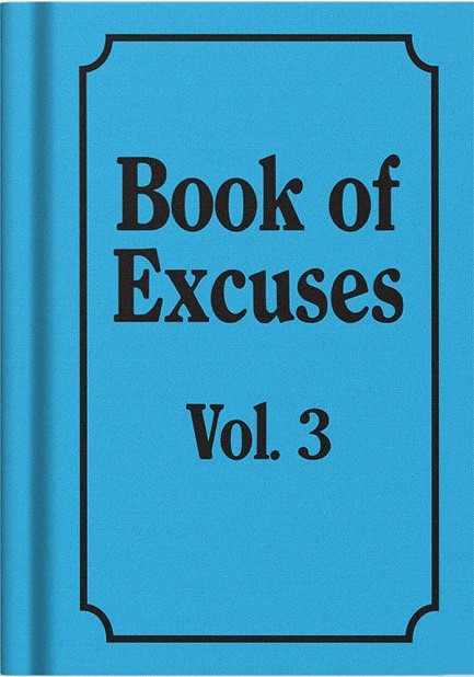 ΣΗΜΕΙΩΜΑΤΑΡΙΟ OHH DEER 7,5*10,5cm.ΥΦΑΣΜΑ BOOK OF EXCUSES ΡΙΓΕ 56φ.