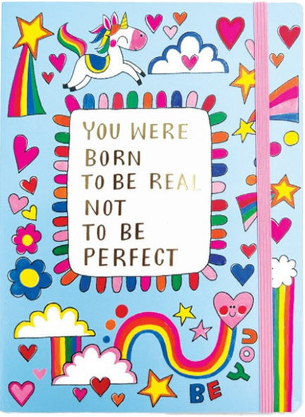 ΣΗΜΕΙΩΜΑΤΑΡΙΟ 13*21εκ.ΡΙΓΕ R.E.D.MPNB12 UNICORNS