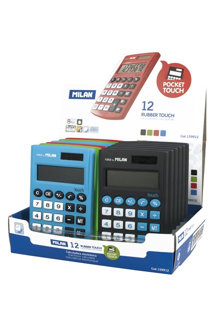 ΑΡΙΘΜΟΜΗΧΑΝΗ ΤΣΕΠΗΣ 8 ΨΗΦΙΩΝ MILAN RUBBER TOUCH 159912
