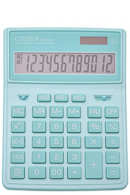 ΑΡΙΘΜΟΜΗΧΑΝΗ ΓΡΑΦΕΙΟΥ CITIZEN SDC-444X-GN 12 ΨΗΦΙΩΝ GREEN