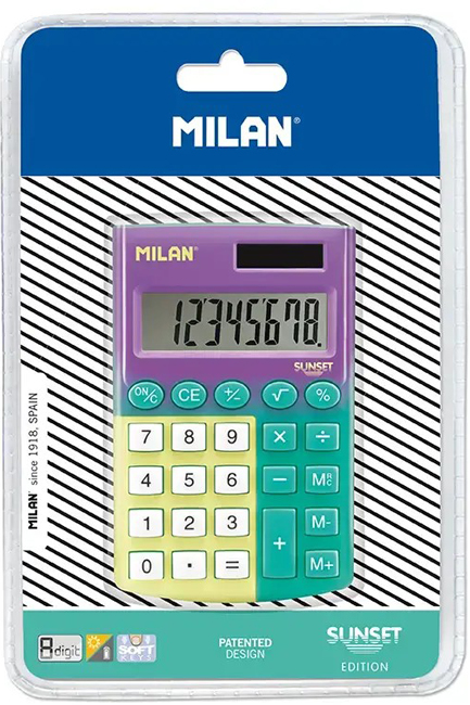 ΑΡΙΘΜΟΜΗΧΑΝΗ ΤΣΕΠΗΣ 8 ΨΗΦΙΩΝ MILAN SUNSET ΤΥΡΚΟΥΑΖ 151008SNYBL