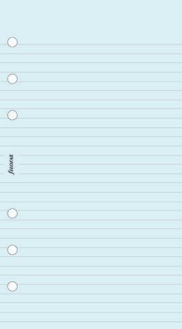 FILOFAX PRS ΣΗΜΕΙΩΣΕΙΣ ΜΠΛΕ ΡΙΓΕ       