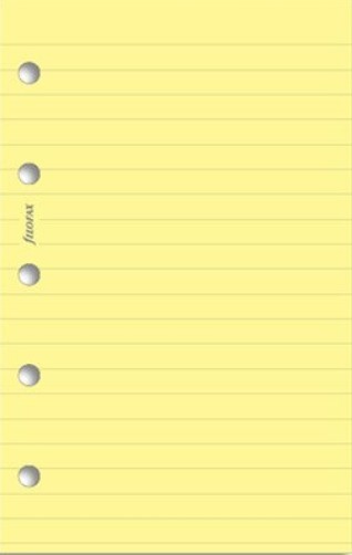 FILOFAX ΜΙΝΙ ΣΗΜΕΙΩΣΕΙΣ ΚΙΤΡΙΝΕΣ ΡΙΓΕ       