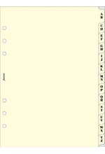 FILOFAX A5 ΔΙΑΧΩΡΙΣΤΙΚΑ Α-Ζ ΕΥΡΕΤΗΡΙΟ  CRΕΑΜ     