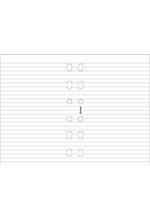FILOFAX PKT ΜΠΛΟΚ ΛΕΥΚΟ ΡΙΓΕ  100ΦΥΛΛΟ     