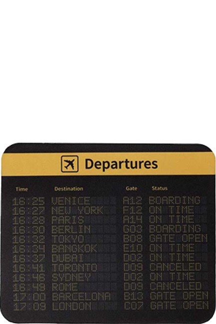MOUSE PAD TOTAL GIFT 24*20cm.XL2552A DEPARTURES