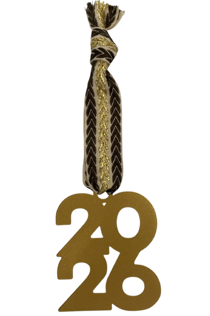 ΓΟΥΡΙ ΜΕΤΑΛΛΙΚΟ HOOPLADOO GOLD 2026 BROWN GOLD RIBBON