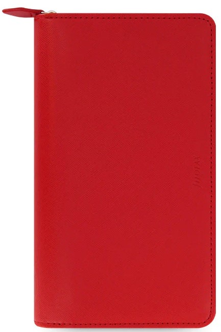 FILOFAX ΘΗΚΗ COMPACT ZIP SAFFIANO POPPY