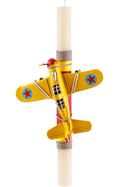 ΛΑΜΠΑΔΑ ΜΕ ΑΕΡΟΠΛΑΝΟ ΚΙΤΡΙΝΟ Ν.900