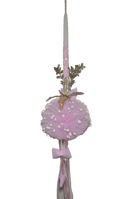 ΛΑΜΠΑΔΑ ΝΕΡΑΙΔΑ ΡΟΖ ΜΕ ΠΟΝΠΟΝ Ν.0744