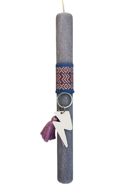 ΛΑΜΠΑΔΑ HOOPLADOO ΜΕ ΜΠΡΕΛΟΚ ΜΕΤΑΛΛΙΚΗ ΑΣΤΡΑΠΗ ΑΣΠΡΗ BOHO ΜΩΒ ΦΟΥΝΤΑ