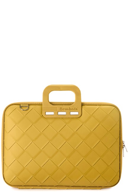 BOMBATA ΤΣΑΝΤΑ ΓΙΑ LAPTOP 15,6 INTRECCIATO YELLOW